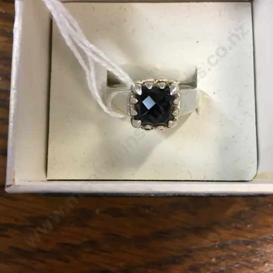 Stolen Girlfriends Club Baby Claw Ring Onyx Stamped 925